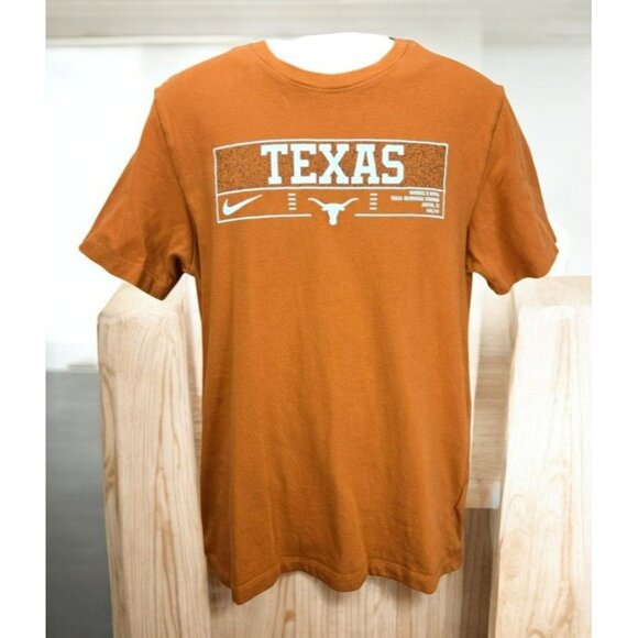 Texas Longhorns Nike Mens Burnt Orange T-Shirt Medium - Picture 1 of 7